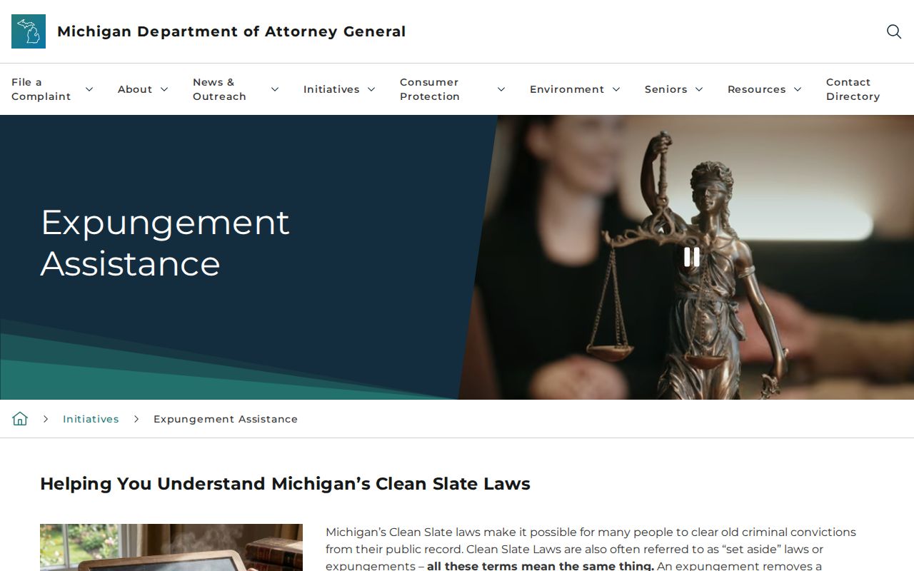 Michigan expungement assistance for correcting Huron County arrest search results